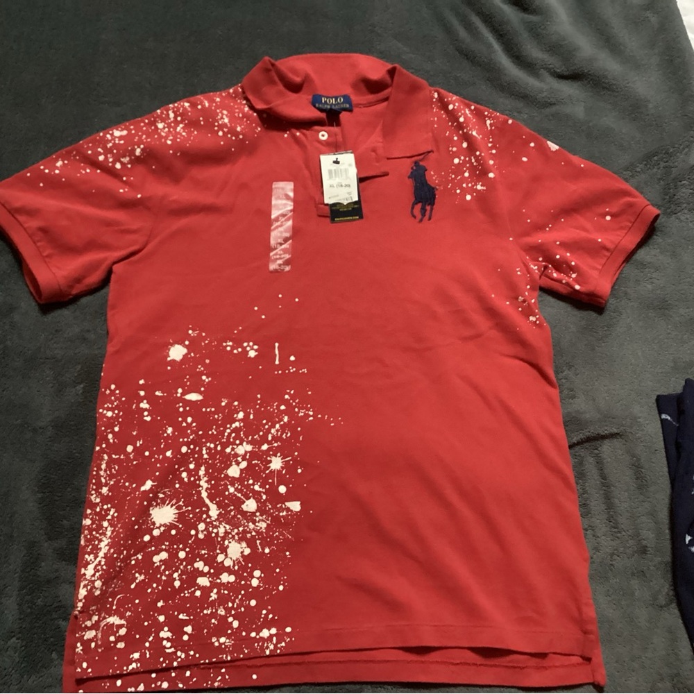 Polo by Ralph Lauren Red Kids Polo Shirt